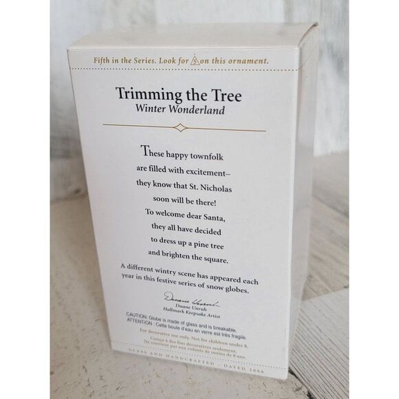 Hallmark trimming the tree Winter Wonderland 2006 ornament Xmas snow globe - Picture 4 of 6
